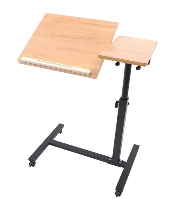 Verrijdbaar Laptopbureau – 360° Draaibaar & Verstelbaar Tafelblad