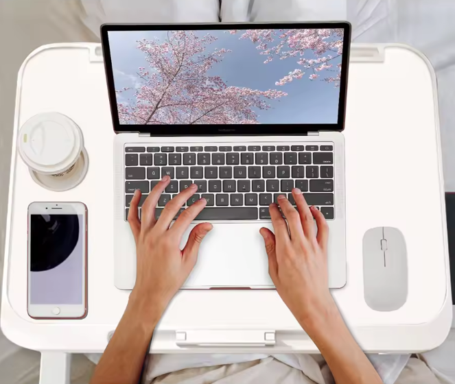 Opvouwbare bedtafel – verstelbaar laptopbureau voor thuis