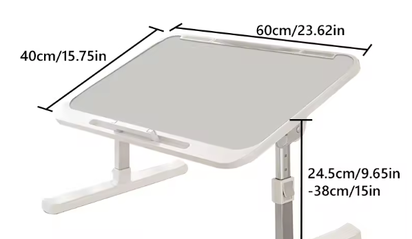 Opvouwbare bedtafel – verstelbaar laptopbureau voor thuis