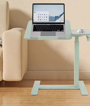 Verstelbare laptoptafel op wielen – staand bureau 66–104 cm