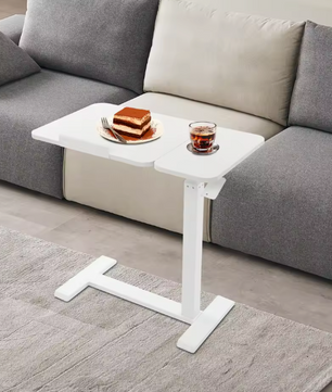 Verstelbare laptoptafel op wielen – staand bureau 66–104 cm