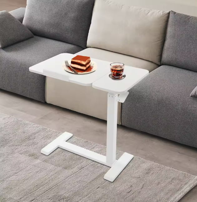 Verstelbare laptoptafel op wielen – staand bureau 66–104 cm
