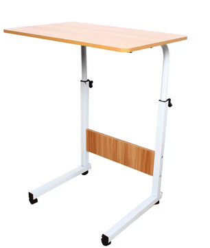 Verstelbaar Laptopbureau met Wielen – Mobiel en Multifunctioneel