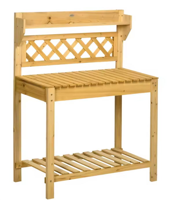 Tuintafel met spoelbak en uitschuifblad – 92×45×120 cm