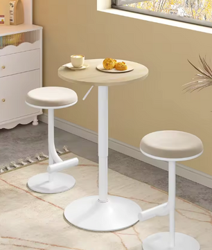 Ronde draaibare bartafel – in hoogte verstelbaar 52 cm