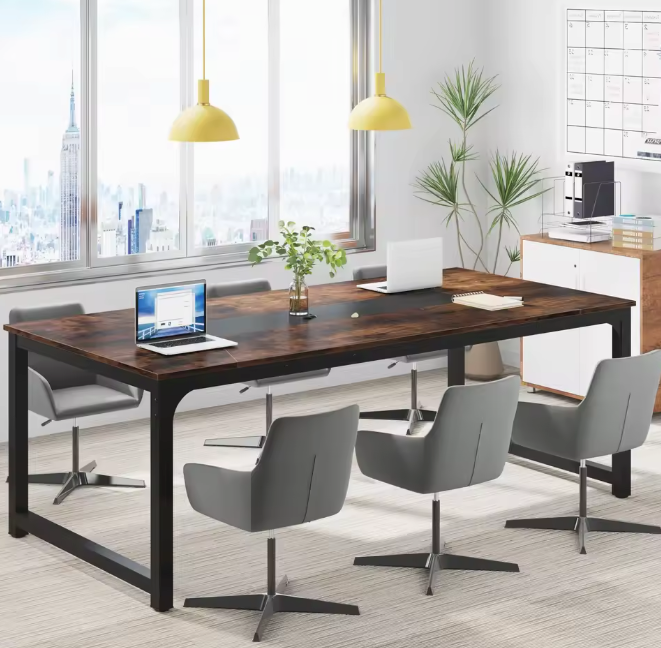 Groot modern bureau 180×90 cm voor werk of vergaderen