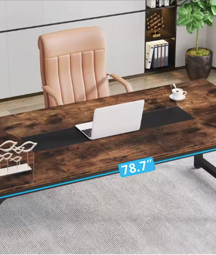 Groot modern bureau 180×90 cm voor werk of vergaderen