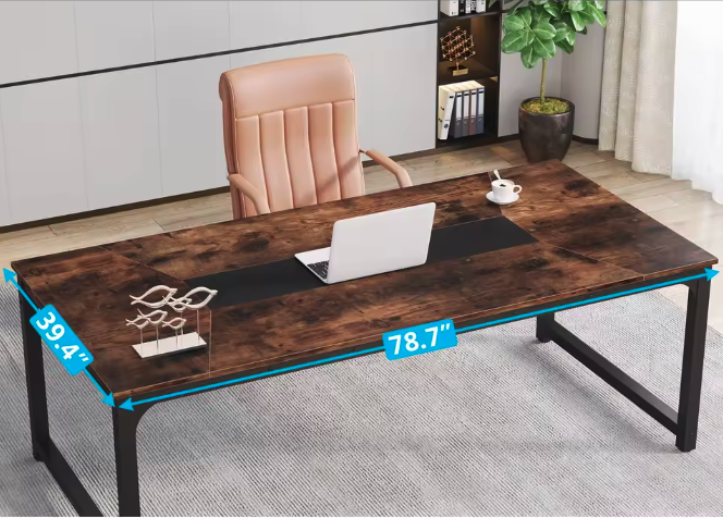 Groot modern bureau 180×90 cm voor werk of vergaderen