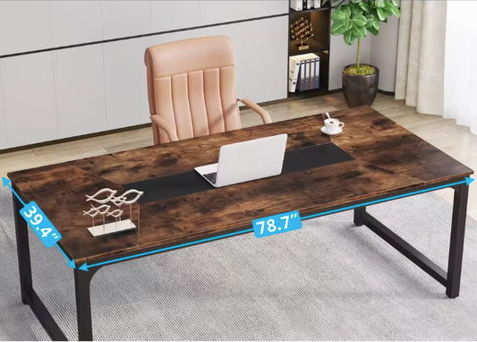 Groot modern bureau 180×90 cm voor werk of vergaderen