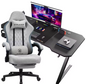 Gamingbureau en Gamestoel Set – Ergonomisch, Verstelbaar en Stijlvol