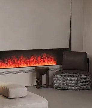 3D waterdamp haard met LED, geluid en tv-standaard