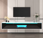 TV-meubel 180 cm hoogglans met LED en wandmontageoptie