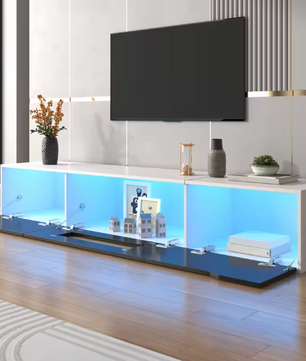 TV-meubel 180 cm hoogglans met LED en wandmontageoptie
