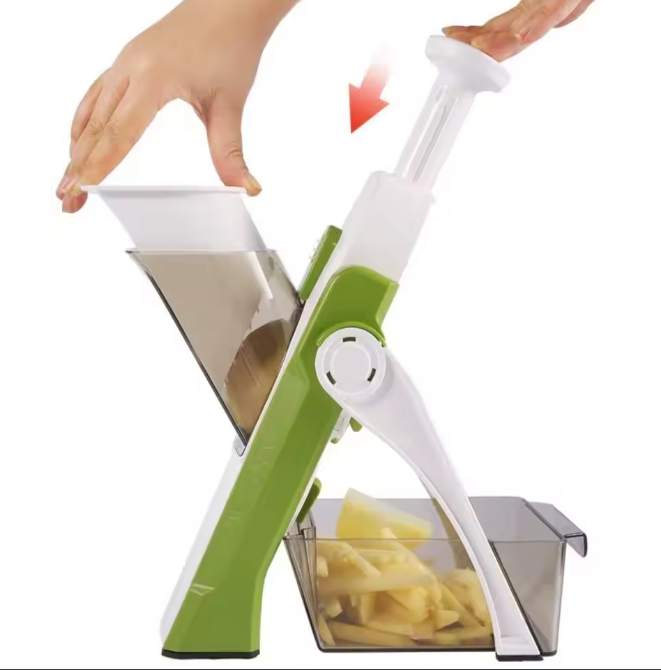 Multifunctionele Groentesnijder – RVS Mes & Ergonomisch Ontwerp