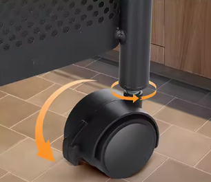 Roterend Opbergrek met 6 Lagen – Draaibare Fruitmand van Metaal voor Keuken en Badkamer