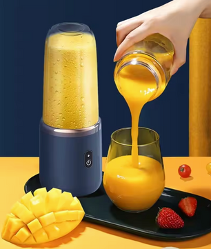 Draagbare Smoothie Blender – USB Juicer met 6 Bladen, 400 ml