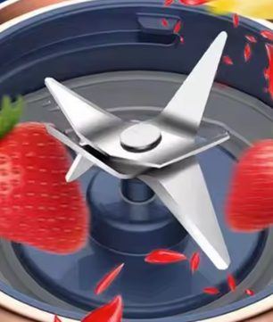 Draagbare Smoothie Blender – USB Juicer met 6 Bladen, 400 ml
