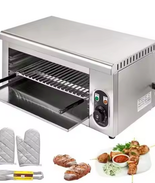 Elektrische Salamander Oven 2000W – RVS Grill met Wandmontage