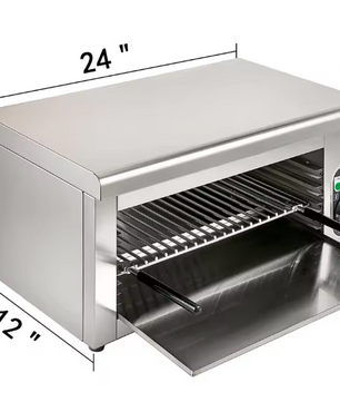 Elektrische Salamander Oven 2000W – RVS Grill met Wandmontage