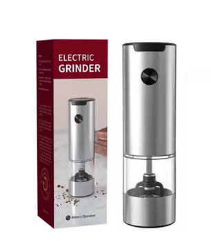 Elektrische Zout- en Pepermolen – RVS Grinder met LED & USB