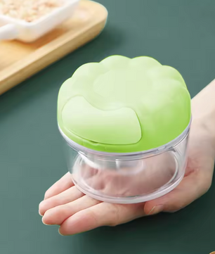 Mini knoflooksnijder en groentechopper – handmatig