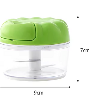 Mini knoflooksnijder en groentechopper – handmatig