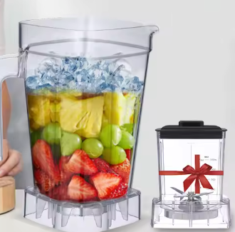 Mini blender 1800W met 2 bekers – krachtige smoothie mixer