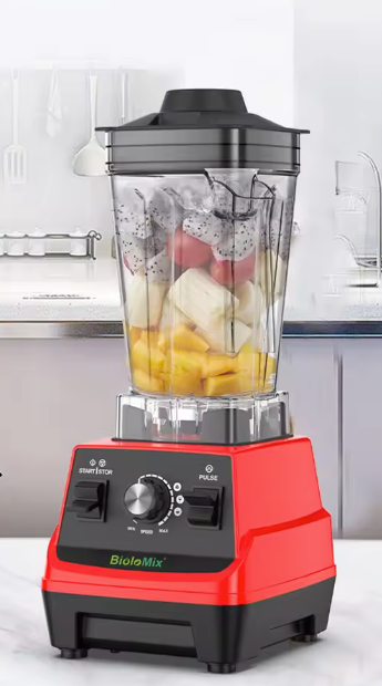 Mini blender 1800W met 2 bekers – krachtige smoothie mixer