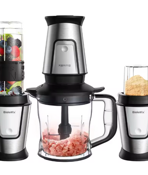 3-in-1 blender 700W met hakmolen en grinder – 3 bekers
