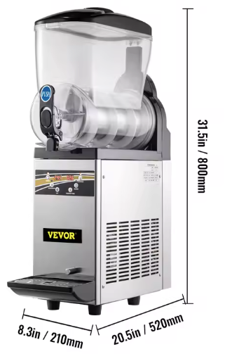 Slushmachine 15L met koelcompressor – voor koude dranken