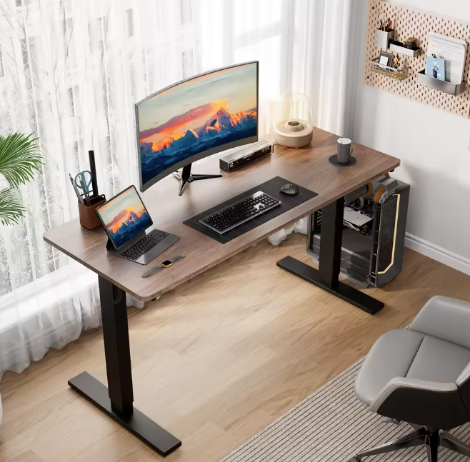 Elektrisch zit-sta bureau 60×110 cm met USB & geheugen