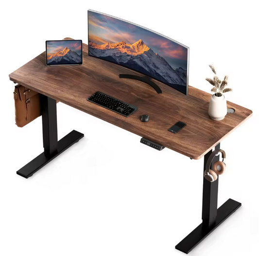 Elektrisch zit-sta bureau 60×110 cm met USB & geheugen