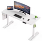 Elektrisch zit-sta bureau 60×110 cm met USB & geheugen