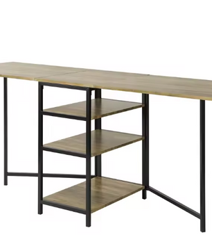 Opvouwbare Eettafel met 3 Planken – Industrieel & Ruimtebesparend