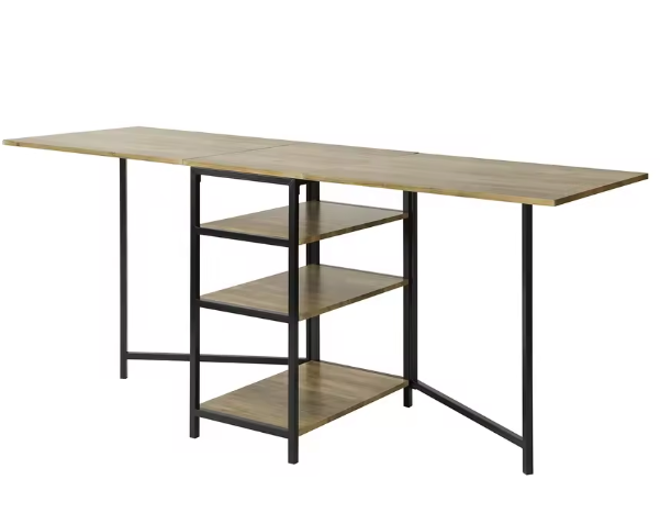 Opvouwbare Eettafel met 3 Planken – Industrieel & Ruimtebesparend