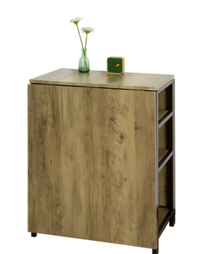 Opvouwbare Eettafel met 3 Planken – Industrieel & Ruimtebesparend