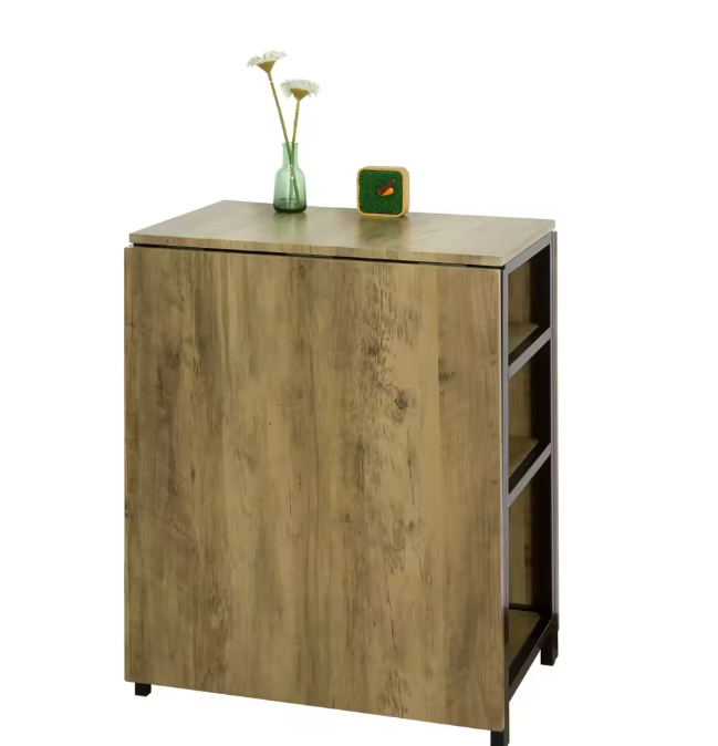 Opvouwbare Eettafel met 3 Planken – Industrieel & Ruimtebesparend