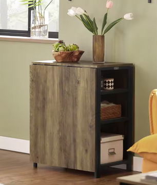 Opvouwbare Eettafel met 3 Planken – Industrieel & Ruimtebesparend