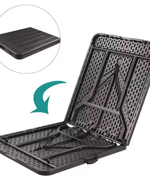 Opvouwbare Eettafel 180 cm – Voor Binnen & Buiten, Stevig & Draagbaar