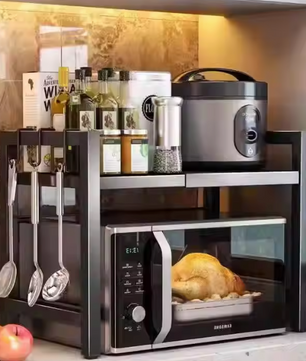 Witte smalle trolley met 3 niveaus – Badkamer of keukenrek