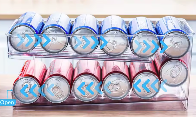 Keukentrolley met lade en 2 manden – Opbergkar op wielen