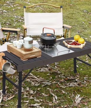 Opvouwbare Campingtafel – Aluminium Picknicktafel, 89,5 cm