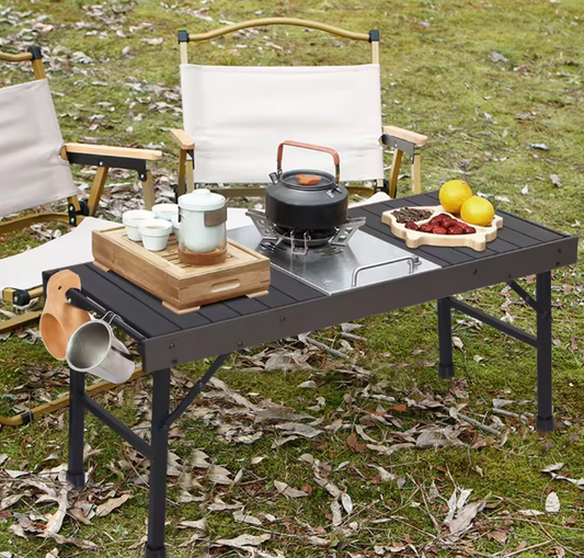 Opvouwbare Campingtafel – Aluminium Picknicktafel, 89,5 cm