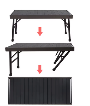 Opvouwbare Campingtafel – Aluminium Picknicktafel, 89,5 cm