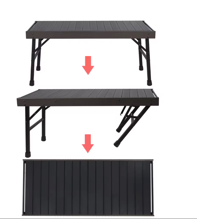 Opvouwbare Campingtafel – Aluminium Picknicktafel, 89,5 cm