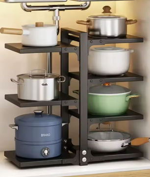 Multifunctioneel Keuken Pannenrek – Verstelbaar & Ruimtebesparend