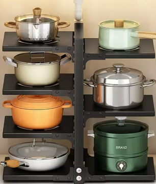 Multifunctioneel Keuken Pannenrek – Verstelbaar & Ruimtebesparend