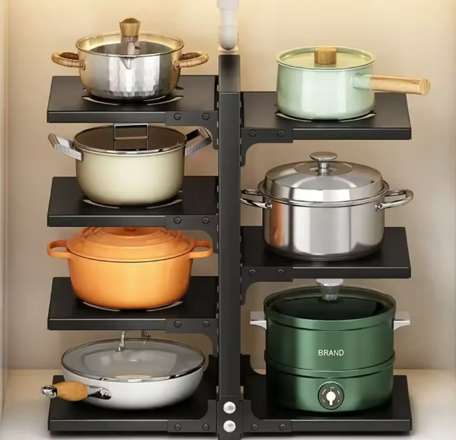 Multifunctioneel Keuken Pannenrek – Verstelbaar & Ruimtebesparend