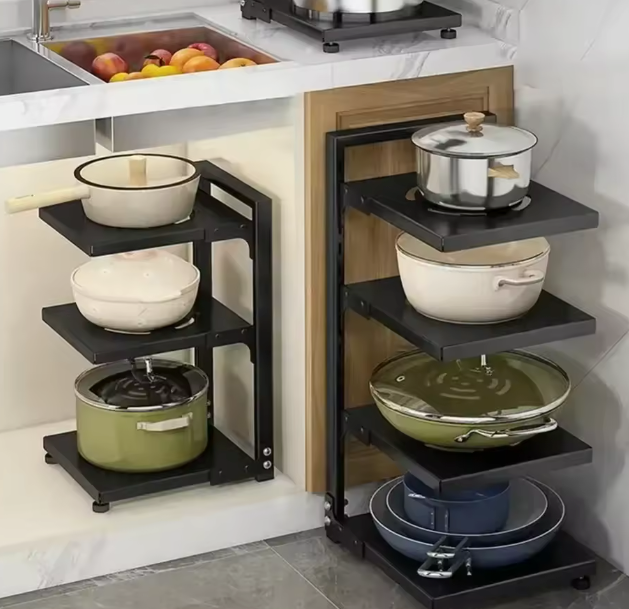 Multifunctioneel Keuken Pannenrek – Verstelbaar & Ruimtebesparend