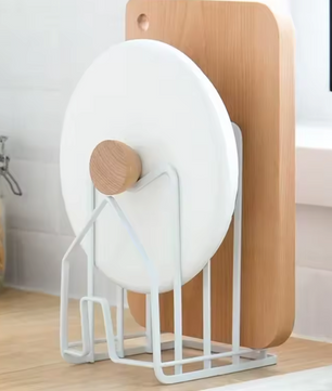Pannendekselhouder & Snijplankrek – Compact en Ruimtebesparend